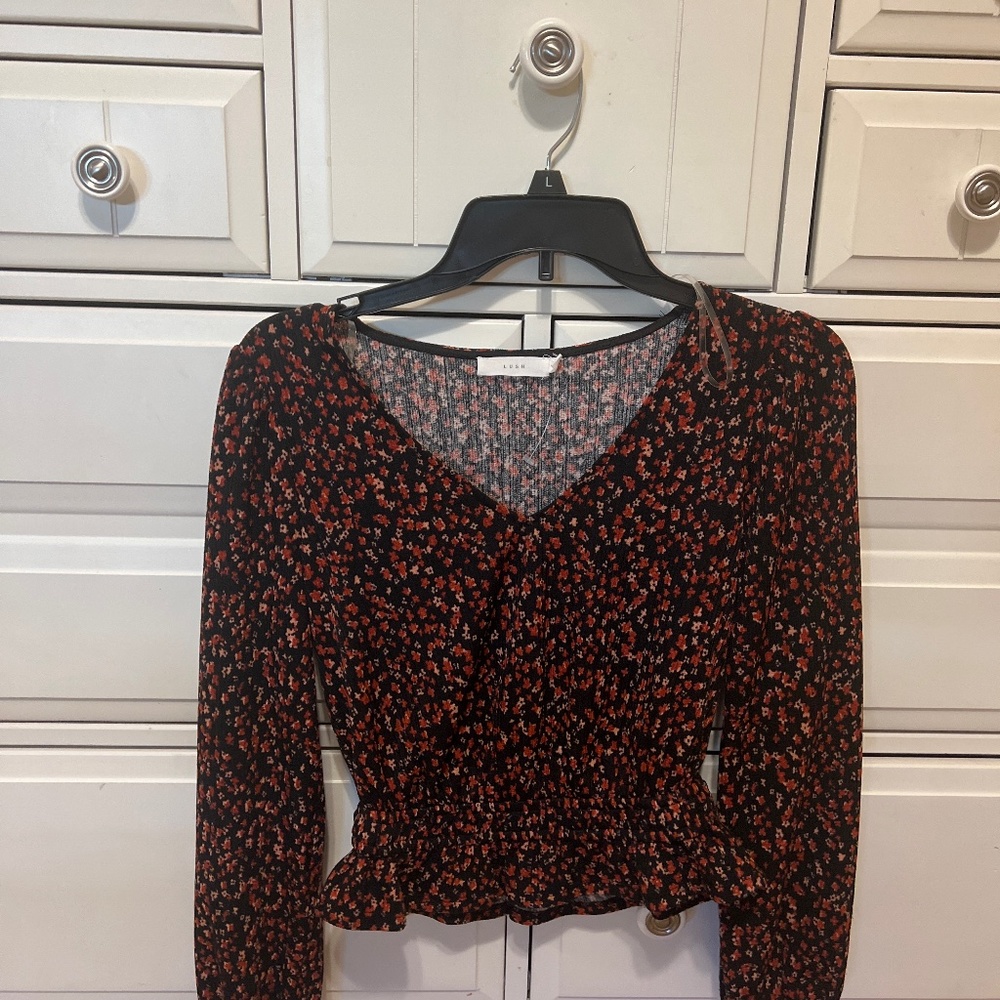 Lush Dressy Floral Top